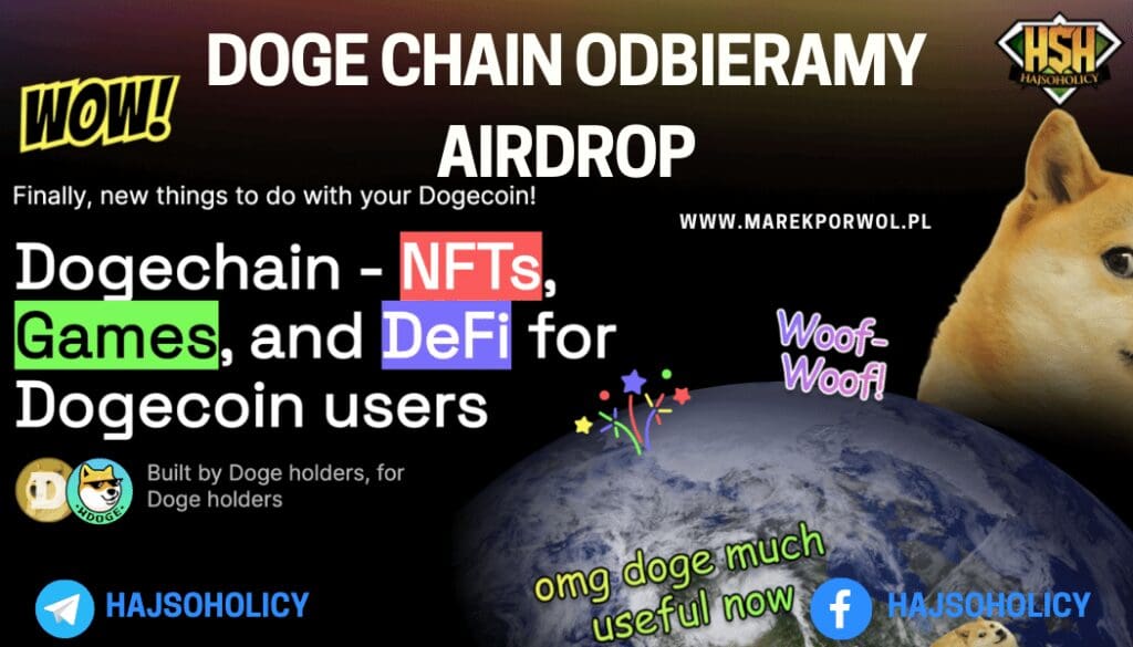 DOGE CHAIN –  odbieramy AIRDROP