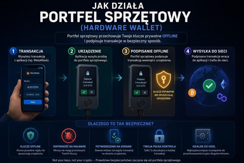 Jak działa portfel sprzętowy do kryptowalut – podpisywanie transakcji offline i ochrona kluczy prywatnych
